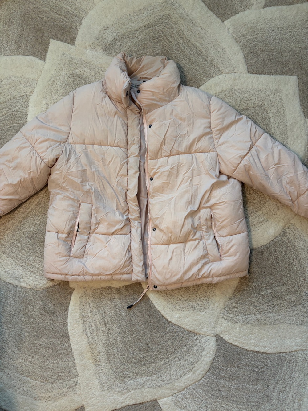 Cotton On Body Light Blush Quilted Puffer Jacket